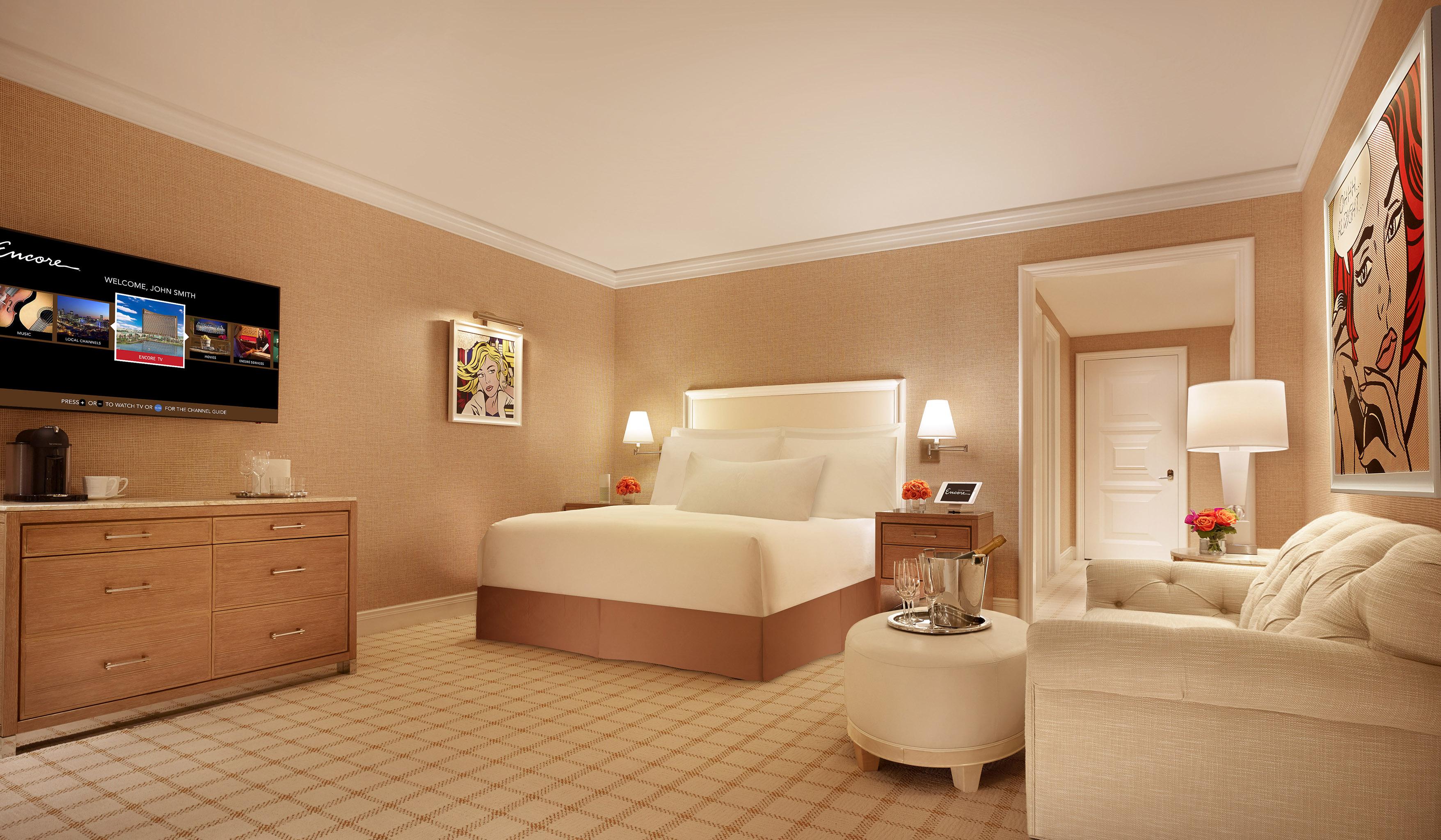 Encore Boston Harbor Everett Luaran gambar A guest room at The St. Regis